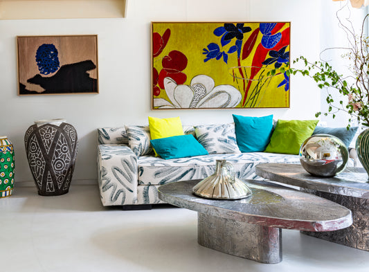 Double avocado tables